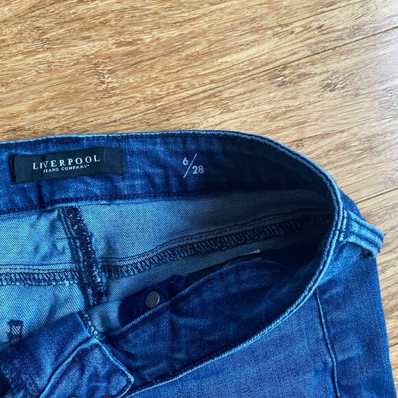 Liverpool Bootcut Jeans in Montauk Mid Blu | size 6 (28) - Picture 3 of 5